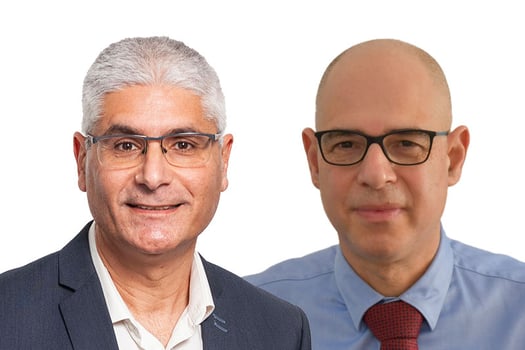 מימין: אריאל גנוט - גמא, צילום: ירון ולצר; ארז יוסף - גמא, צילום: נתי חדד